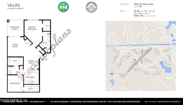 1800 THE GREENS Way 405, Jacksonville Beach, FL 32250