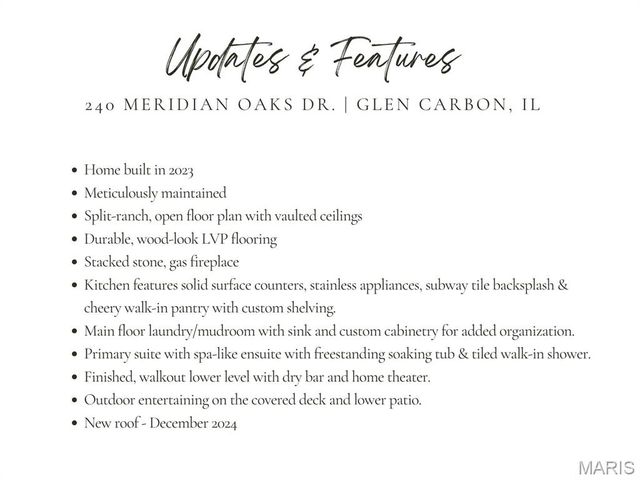 240 Meridian Oaks Drive, Glen Carbon, IL 62034
