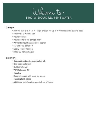 5407 W Sioux Road, Pentwater, MI 49449