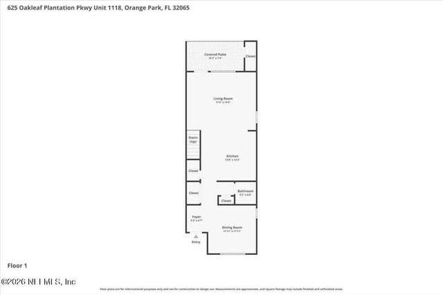 625 OAKLEAF PLANTATION Parkway 1118, Orange Park, FL 32065