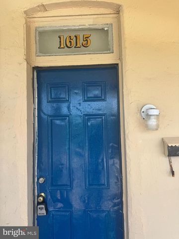 1615 N WARWICK AVE, Baltimore, MD 21216