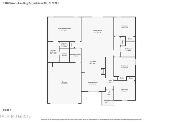 1378 SARAHS LANDING Drive, Jacksonville, FL 32221