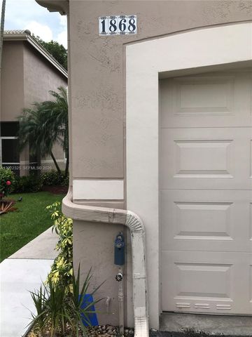 1868 Salerno Cir 1868, Weston, FL 33327