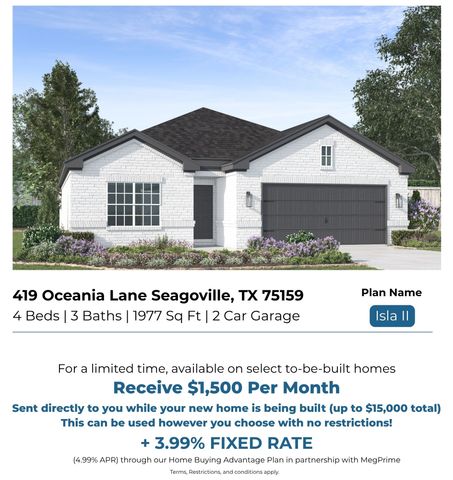 419 Oceania Lane, Seagoville, TX 75159