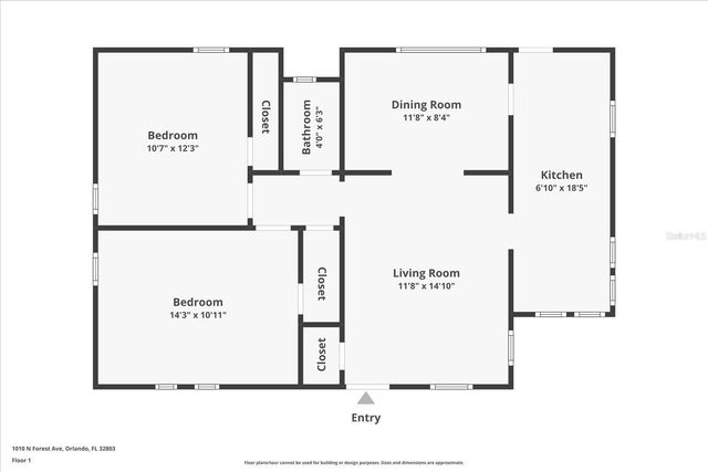 1010 N FOREST AVENUE, Orlando, FL 32803