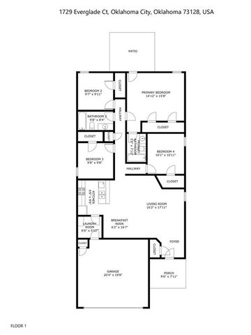 1729 Everglade Court, Oklahoma City, OK 73128