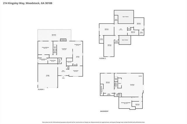 214 Kingsley Way, Woodstock, GA 30188