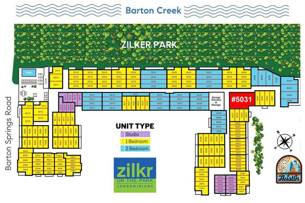 1900 Barton Springs RD 5031, Austin, TX 78704