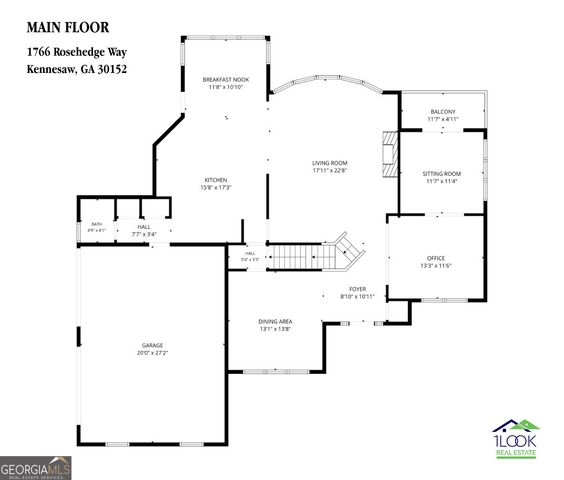 1766 Rosehedge Way NW, Kennesaw, GA 30152