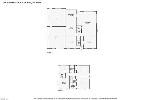113 Wilderness RD, Hampton, VA 23669
