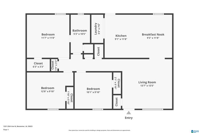 1321 25TH AVENUE N, Hueytown, AL 35023