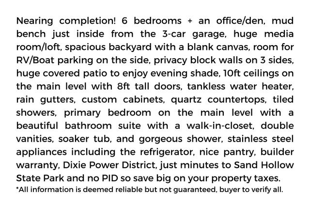 4851 W 2820 S, Hurricane, UT 84737