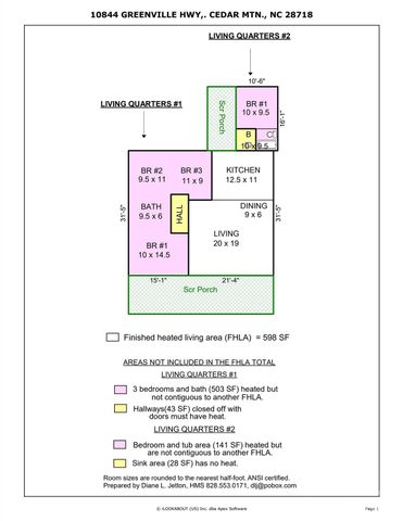 10844 Greenville Highway, Cedar Mountain, NC 28718