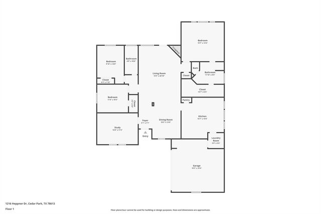1216 Heppner DR, Cedar Park, TX 78613