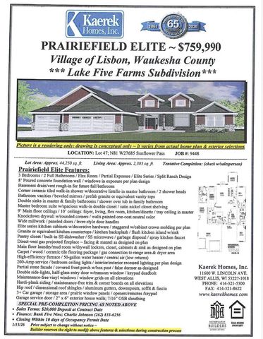 N81 W27685 SUNFLOWER PASS, Pewaukee, WI 53072