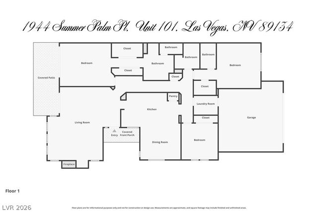 1944 Summer Palm Place 101, Las Vegas, NV 89134