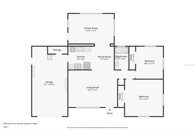 5203 OVERTON DRIVE, New Port Richey, FL 34652