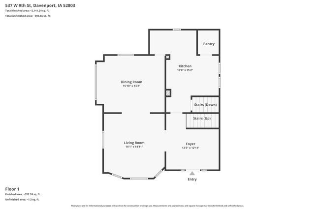 537 W 9th Street, Davenport, IA 52803