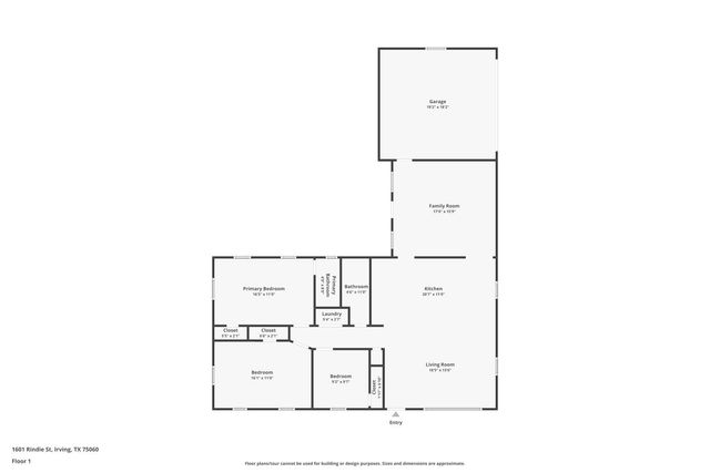 1601 Rindie Street, Irving, TX 75060