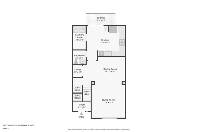 641 S Rosehall Lane, Round Lake, IL 60073