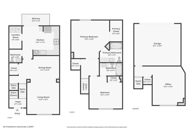 641 S Rosehall Lane, Round Lake, IL 60073