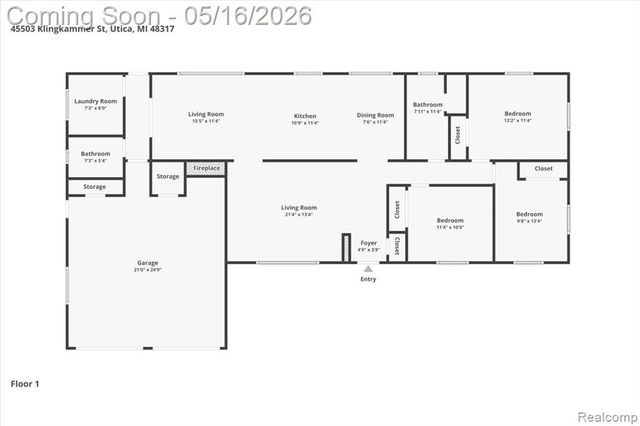 45503 Klingkammer Street, Utica, MI 48317