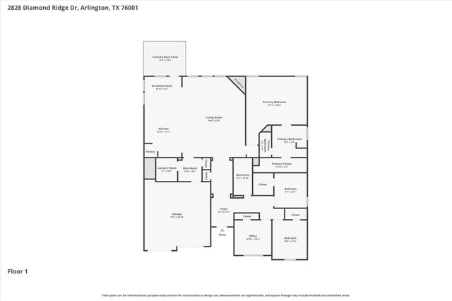 2828 Diamond Ridge Drive, Arlington, TX 76001