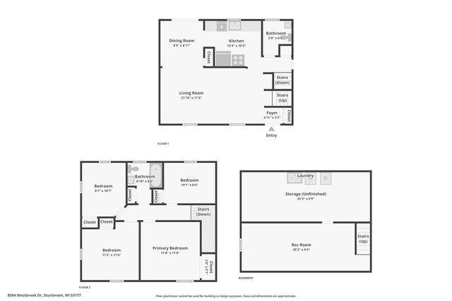 8504 Westbrook DRIVE, Sturtevant, WI 53177