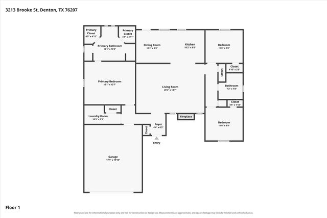 3213 Brooke Street, Denton, TX 76207