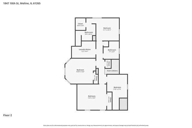 1847 10th Street, Moline, IL 61265