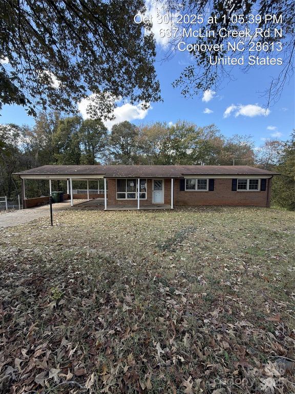 637 N Mclin Creek Road, Conover, NC 28613