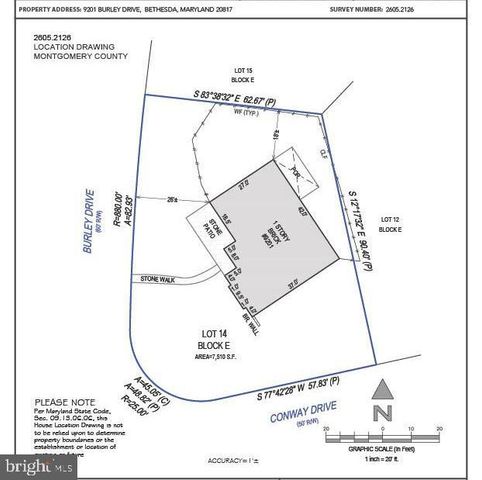9201 BURLEY DR, Bethesda, MD 20817