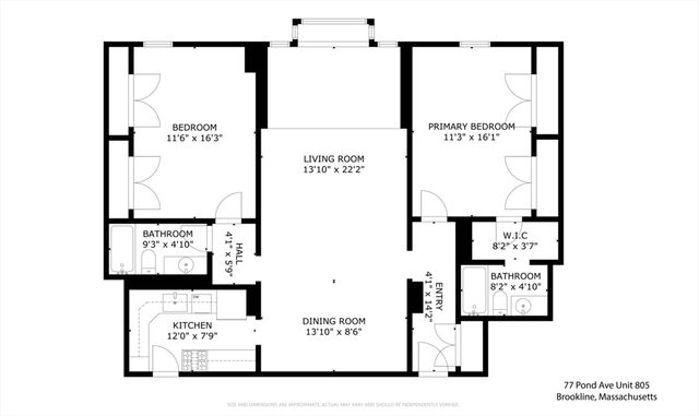 77 Pond Ave 805, Brookline, MA 02445