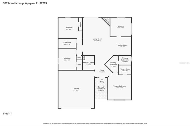 337 MANTIS LOOP, Apopka, FL 32703