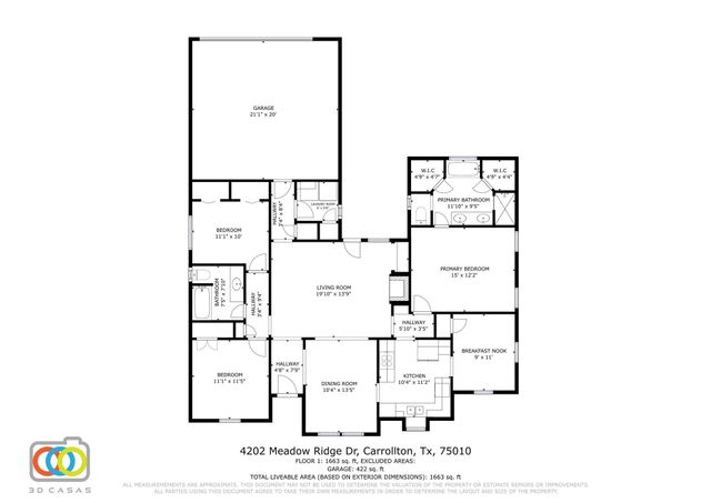 4202 Meadow Ridge Drive, Carrollton, TX 75010