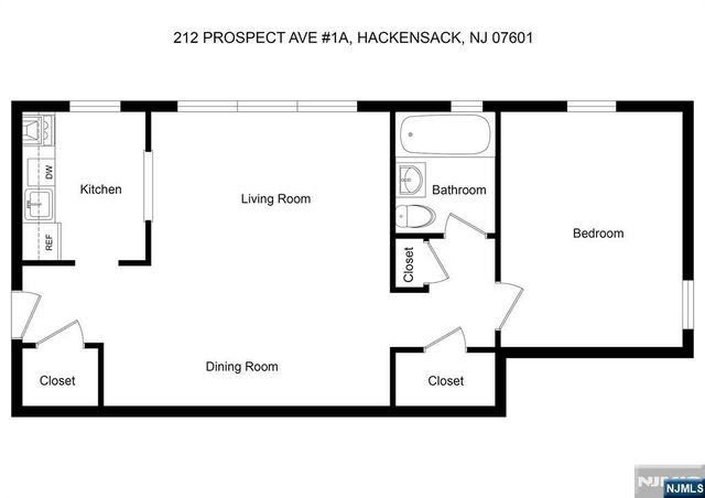212 Prospect Avenue 1A, Hackensack, NJ 07601