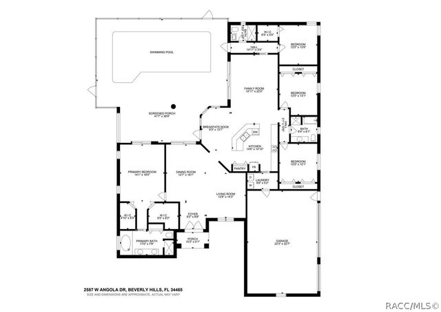 2587 W Angola Drive, Beverly Hills, FL 34465