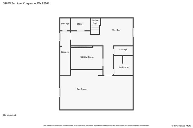 318 W 2ND AVE, Cheyenne, WY 82001