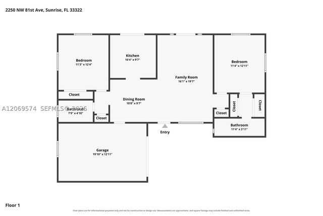 2250 NW 81st Ave, Sunrise, FL 33322