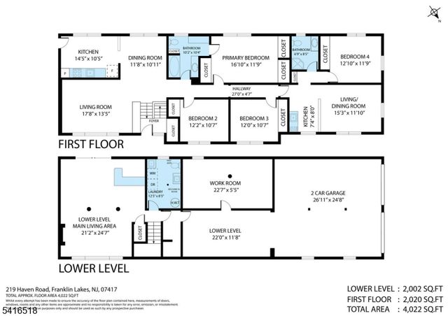 219 Haven Rd, Franklin Lakes Boro, NJ 07417