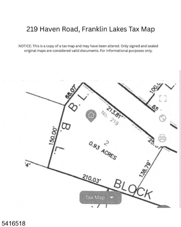219 Haven Rd, Franklin Lakes Boro, NJ 07417