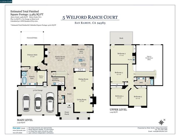 5 Welford Ranch Ct, San Ramon, CA 94583