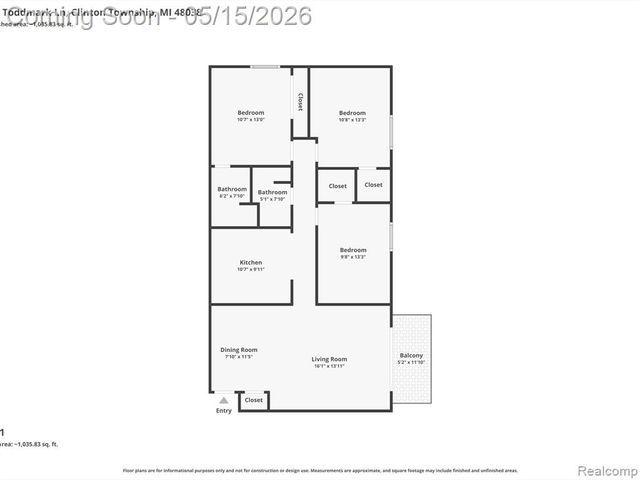 42231 Toddmark Lane, Clinton Township, MI 48038