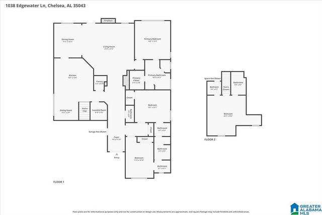 1038 EDGEWATER LANE, Chelsea, AL 35043
