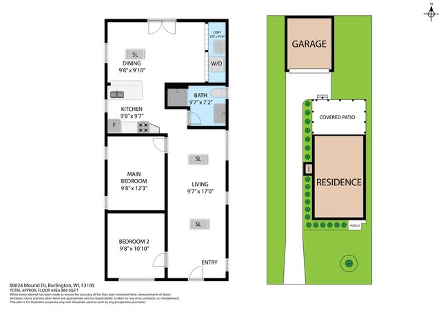 30024 Mound DRIVE, Burlington, WI 53105
