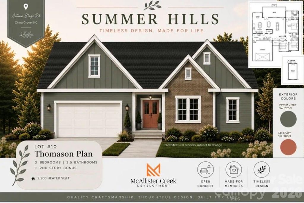 265 AUTUMN BLAZE Street, China Grove, NC 28023