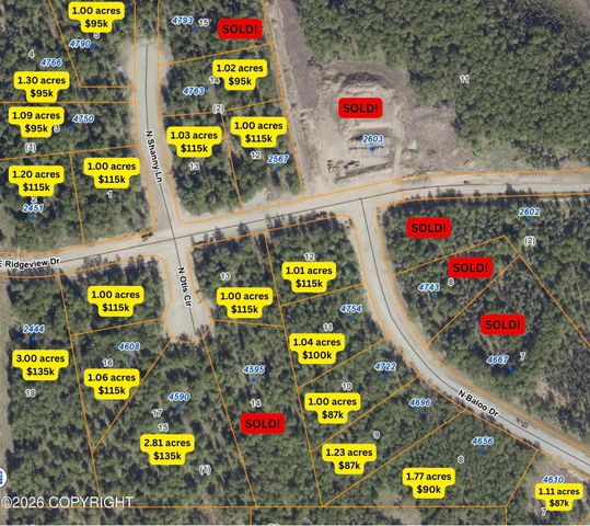 4750 N Shanny Lane, Wasilla, AK 99654