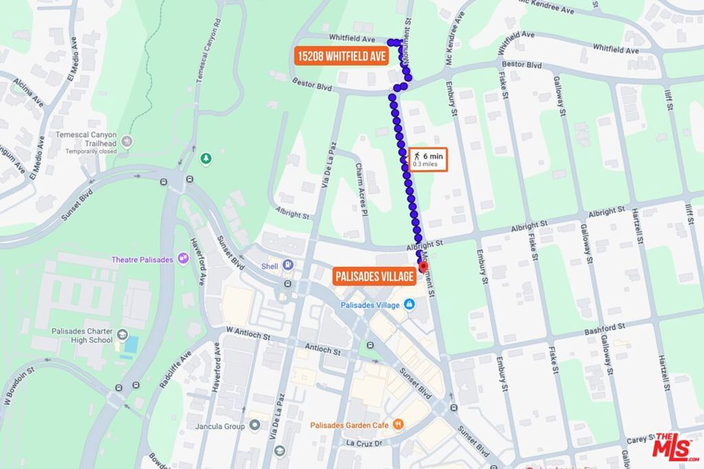 Image 9 of property listing at 15208 Whitfield Avenue, Pacific Palisades, CA 90272