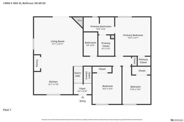 14905 S 18 Street, Bellevue, NE 68123