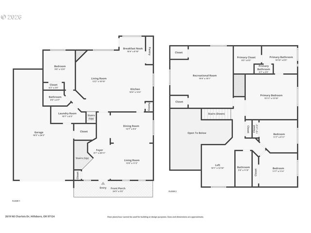 2619 Ne CHARLOIS Dr, Hillsboro, OR 97123